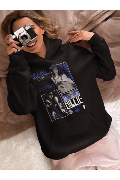 SEVBANO Hit Me Hard And Soft Billie Eilish Τυπωμένο Unisex Oversize Hoodie τρ...