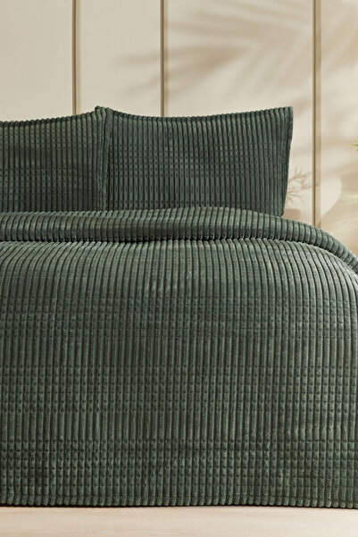 Özdilek Cuvertură de pat dublă Pyramid 220x240 cm Kaki