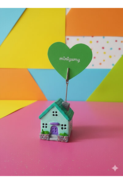 miniyumy Dekoratif Ev Biblo Not Tutucu Kartvizitlik Fotoğraf Tutucu Bloknot K...