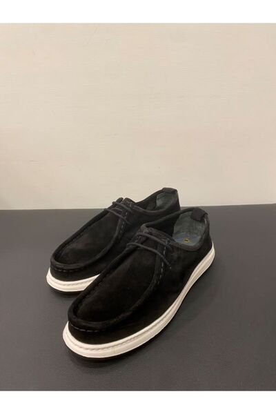 LUCIANO BELLINI Pantofi casual pentru bărbați, fără căptușeală, din piele nat...