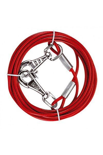 Ferplast كابل فولاذي مغلف بالبلاستيك للكلاب [الأبعاد - Ø0.28 × 300 سم]