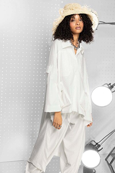 VDR Ekru Gömlek 15458