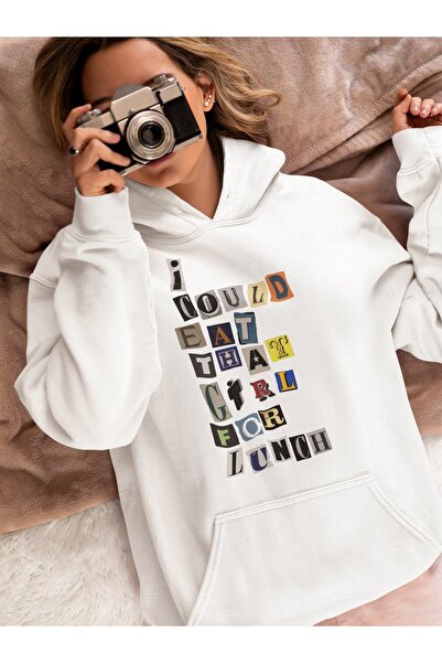 SEVBANO هودي بيلي إيليش لانش مطبوع للجنسين قصة فضفاضة للمغنيين