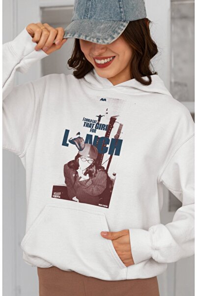 SEVBANO هودي مصمم من بيلي إيليش لانش مطبوع للجنسين قصة فضفاضة للمغني