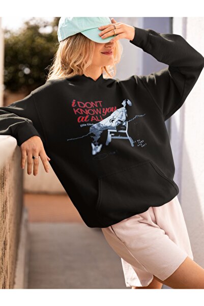 SEVBANO هودي بيلي إيليش هيت مي هارد آند سوفت مطبوع للجنسين قصة فضفاضة للمغني