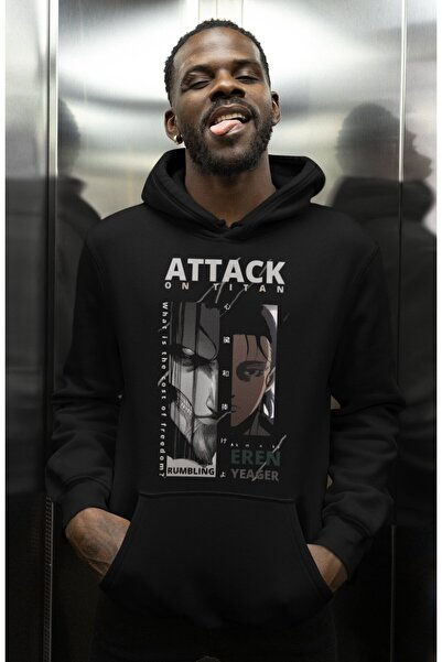 SEVBANO هوديي إيرين ييغر أتاك أون تايتن مطبوع للجنسين قصة فضفاضة أنيمي