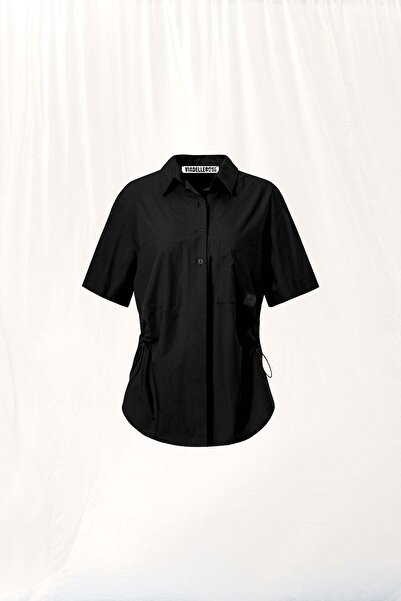 VDR Black Short Sleeve Poplin Shirt 17254