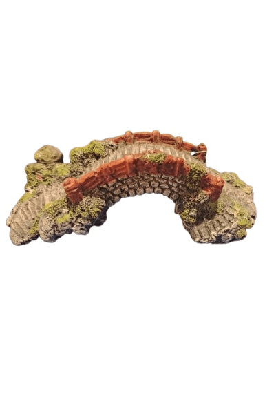 Kw Zone جسر زينة من الراتنج لحوض السمك