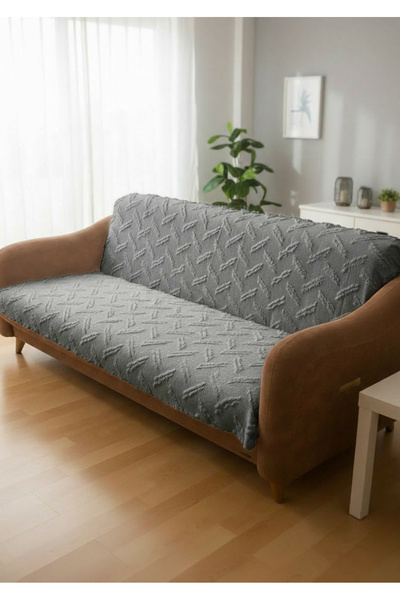 Sivalde غطاء أريكة بوهيمي أنثراسيت، غطاء أريكة/كنبة لغرفة المعيشة، 160×210 سم...