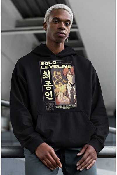 SEVBANO هودي سولو ليفلينغ تشوي جونغ-إين مطبوع للجنسين قصة فضفاضة أنيمي