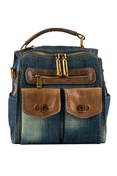 Guja 25Yg534 Women's Premium Denim Handbag, Shoulder Bag and Backpack