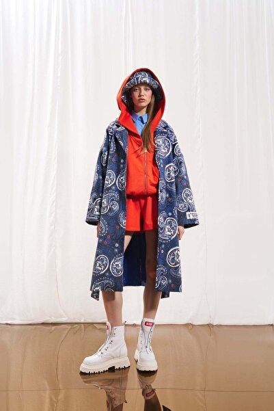 VDR Navy Blue Salt Pattern Soft Jacket 17385