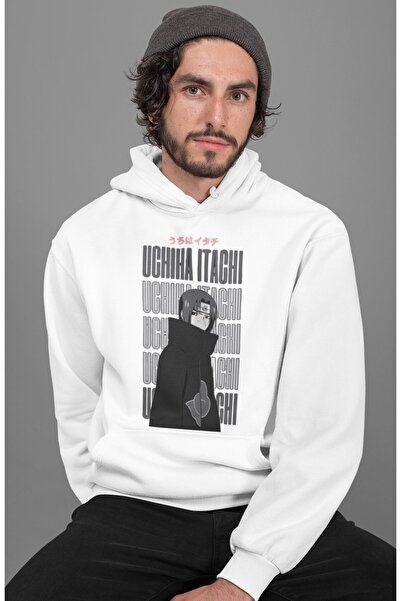 SEVBANO هودي إيتاشي أوتشيها مطبوع للجنسين قصة فضفاضة من أنمي ناروتو