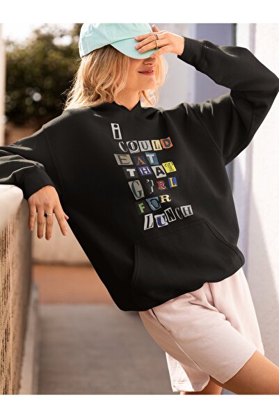 SEVBANO هودي بيلي إيليش لانش مطبوع للجنسين قصة فضفاضة للمغنيين