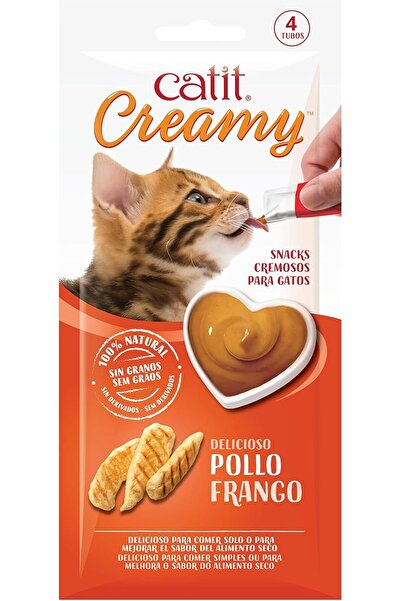 Catit Creamy Lickable Cat Treats - Chicken