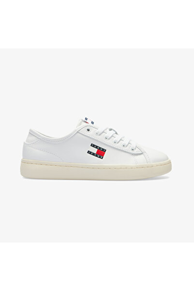 Tommy Hilfiger Tommy Jeans Court Low Kadın Beyaz Spor Ayakkabı