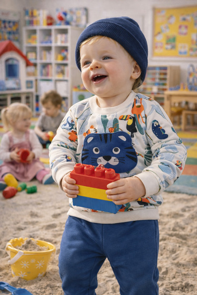 Melisa Ticaret Baby Boy Lion Festival Set 2-Piece