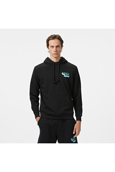 Tommy Hilfiger Tommy Jeans Badge Logo Men's Black Sweatshirt