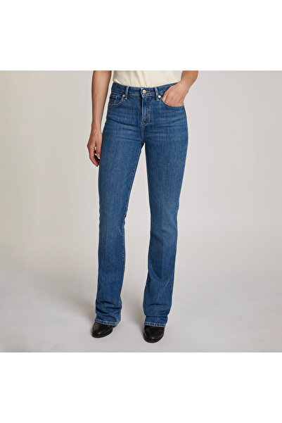 Tommy Hilfiger Bootcut Rw Mid Kadın Lacivert Jean