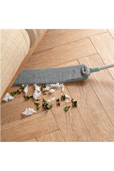 Zenorius Long-handled dusting brush – with microfiber textile cover