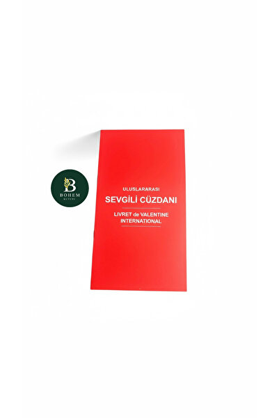 Bohem kutusu Sevgililer Gününe Özel Sevgili Cüzdanı Aşkın Simgesi