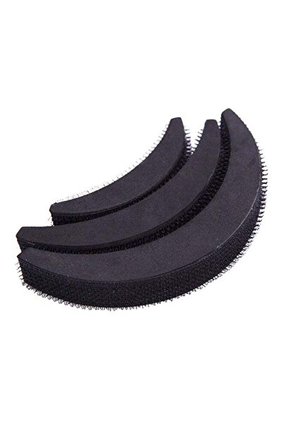 Generic 3-Piece Hair Bump Pad Set Black