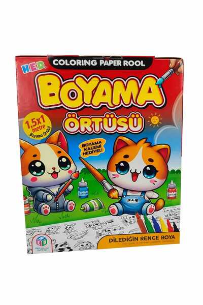 Hobi Eğitim Dünyası YIKANABİLİR BOYAMA ÖRTÜSÜ