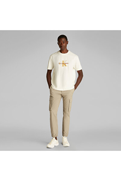 Calvin Klein Skinny Cargo Erkek Bej Pantolon