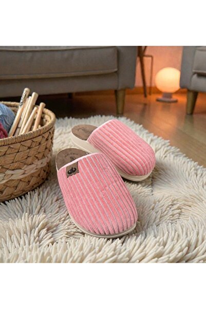 AkınalBella Women's Non-Slip Orthopedic Sole Plush Home Slippers