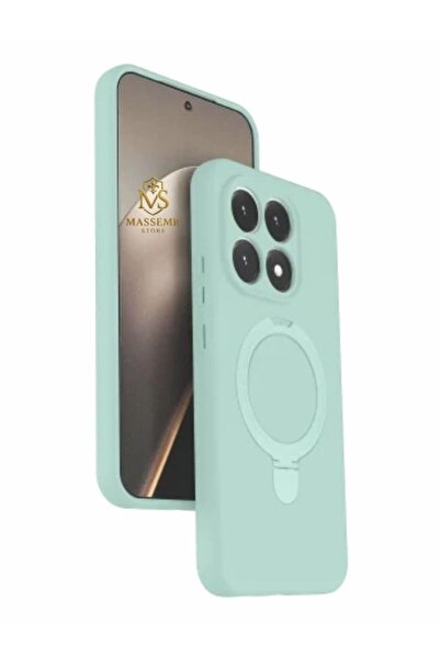 Massemr Xiaomi Mi 15t Pastel Textured Magsafe Stand Case Premium Magnetic Hol...