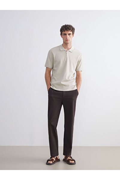 LC Waikiki Standard Fit Linen Look Men's Trousers