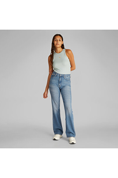 Calvin Klein Kadın Mavi Jean