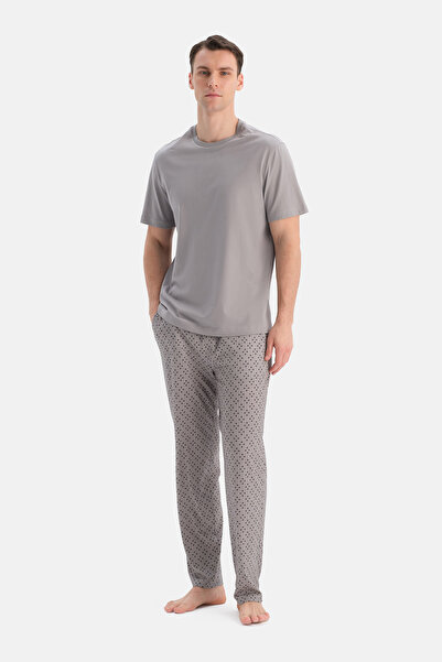 Dagi Crew Neck Short Sleeve T-Shirt Pants Set