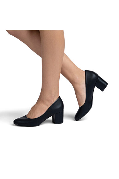 Sofia Store Pantofi dama cu toc patrat Bianca