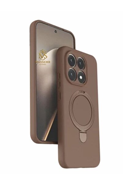 Massemr Xiaomi Mi 15t Pastel Textured Magsafe Stand Case Premium Magnetic Hol...