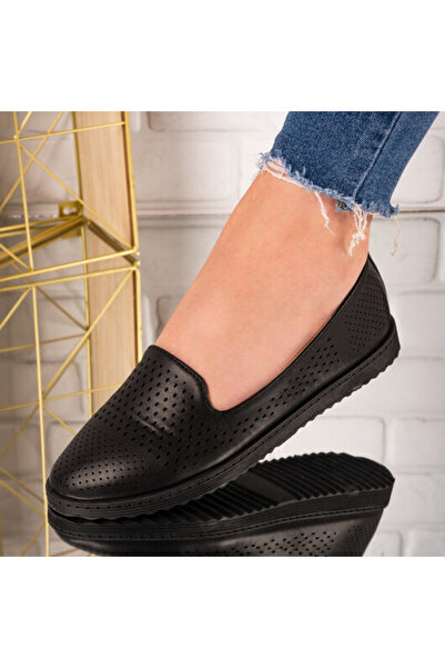 Sofia Store Balerini din piele ecologica perforati Sila