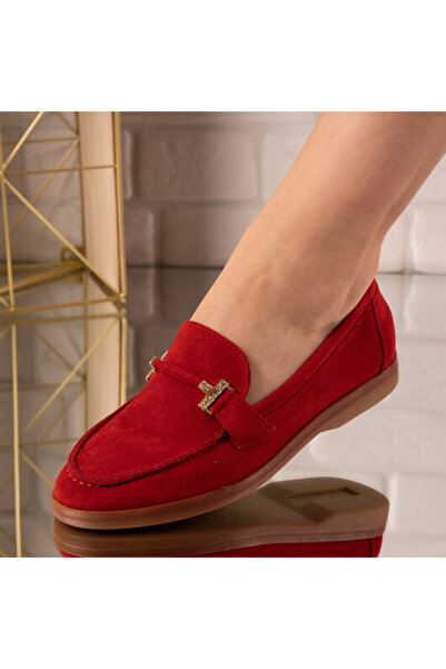 Sofia Store Women's casual suede shoes with front accessory Issa