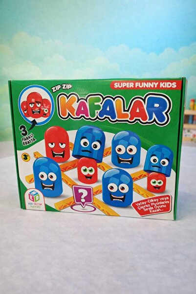 Hobi Eğitim Dünyası ZIP ZIP KAFALAR Eğitici Zeka Oyunu - Ailece Oynanır - Çoc...