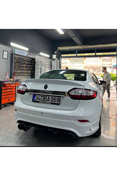 DEMİRTUNİNG RENAULT FLUENCE BEYAZ BOYALI FİBER SPOİLER KANAT RÜZGARLIK