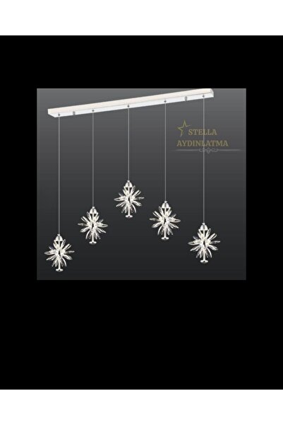 Stella GÜMÜŞ LEDLİ SARKIT TAŞLI KRİSTAL YATAK ODASI SALON OTURMA 0DASI MUTFAK...