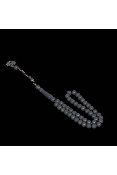 Shaka Khatam مسبحة صلاة من الباكليت الملكي باللونين الأزرق والرمادي، 45 حبة