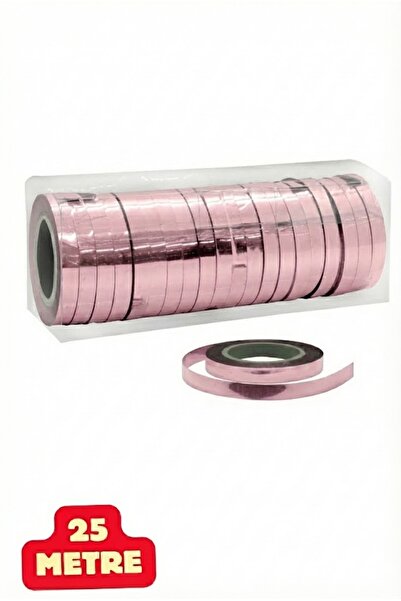 Baloncu Dede Rafya Açık Pembe Doğum Günü Özel Gün Kutlama Balon İpi