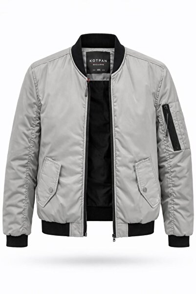 CLASSİCS MEN Slim Fit Windproof Fiber Filled Coat