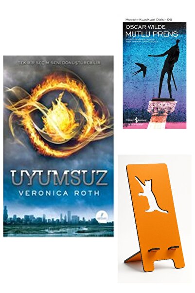 TÜRKİYE İŞ BANKASI KÜLTÜR YAYINLARI Uyumsuz - Veronica Roth + Mutlu Prens + T...