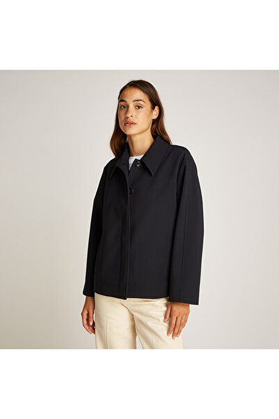 Calvin Klein Kadın Siyah Mont