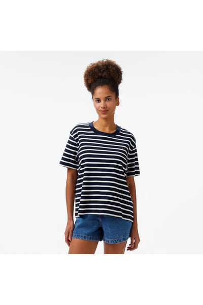 Tommy Hilfiger Relax Modern Cody Kadın Mavi T-Shirt