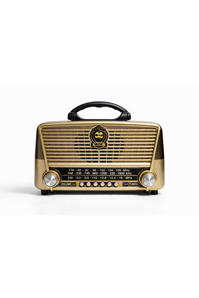 Helsinki Radio Helsinki Heritage Gold Retro Bluetooth Radyo | FM AM SW | USB ...
