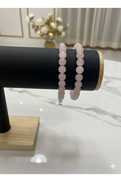 Zihintaşı Atölyesi Kuvars Taşı 8mm Küre Kesim Bileklik