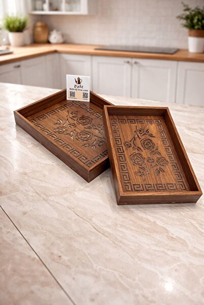 bakraj Luxurious wooden serving trays from Bakraj