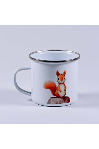 Antok Art Cană emailată - Design veveriță